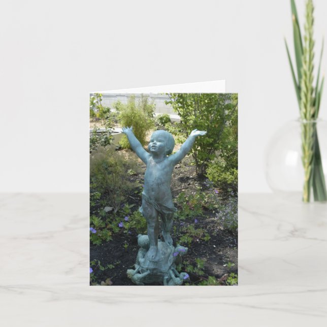 Tarjeta Escultura en el invernadero de Phipps, Pittsburgh (Anverso)