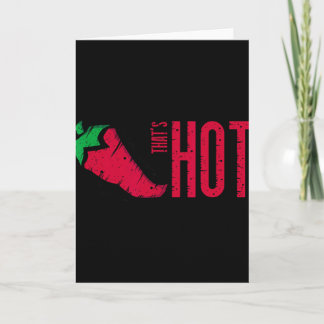 Tarjeta Ese es un pimiento rojo picante