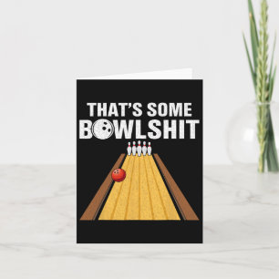 Tarjeta Ese es un poco divertido Bowler de Bowl Retro