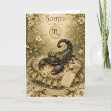 Esencia floral vintage zodiaco - Escorpio
