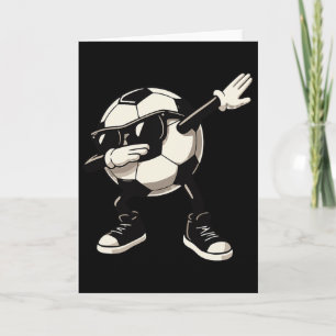 Tarjeta Esfera de fútbol en baile de dabbing Cool Sungles