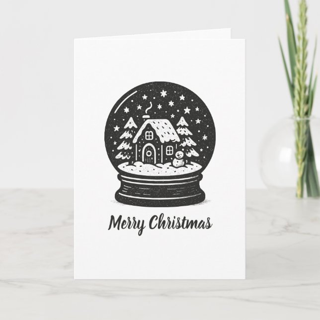 Tarjeta Esfera de Navidad (Anverso)