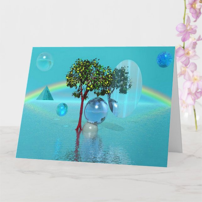 Tarjeta Esfera del árbol (Orquídea)