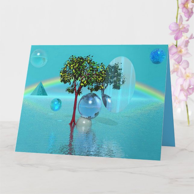 Tarjeta Esfera del árbol (Orquídea)