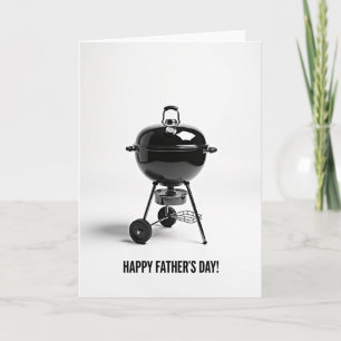 Tarjeta Esfera del Día del Padre a la Parrilla