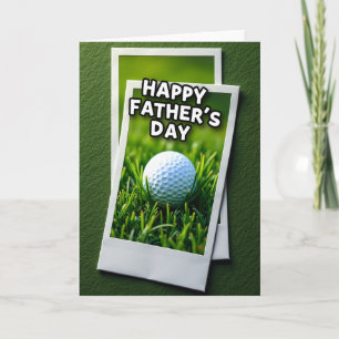 Tarjeta Esfera del Día del Padre con Césped