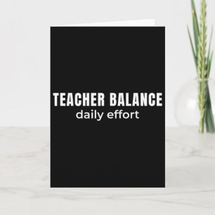 Tarjeta Esfuerzo Diario de Teacher Lance – Humor de la Vid