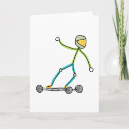 Tarjeta Esk8 Stickman