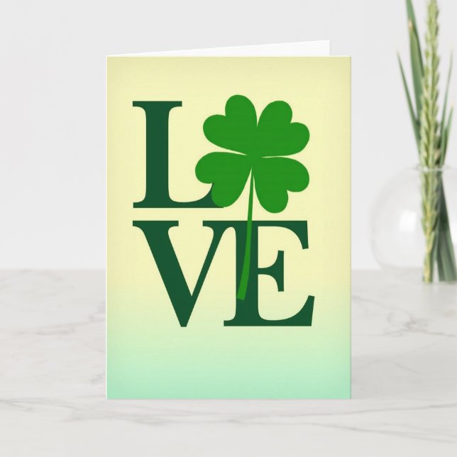 Tarjeta Esmeralda de Amor Afortunado (Anverso)