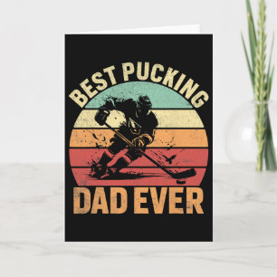 Tarjeta Eso dice el mejor papá de hockey de todos los tiem