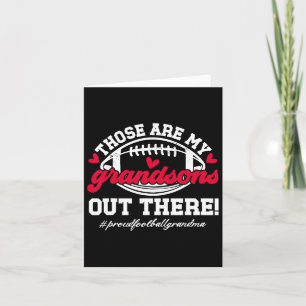 Tarjeta Esos Son Mis Nietos Futbol Abuela De Un Futbol