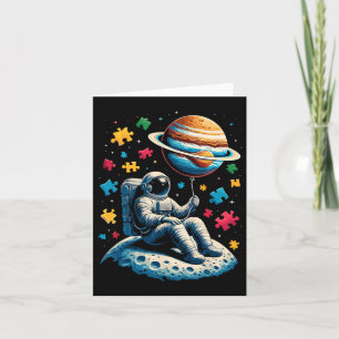 Tarjeta Espacio de conciencia del autismo de billoon astro