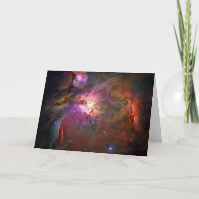 Tarjeta Espacio de Hubble de la nebulosa de Orión (Anverso)