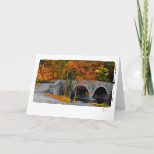 Tarjeta espacio en blanco del día del otoño toda la