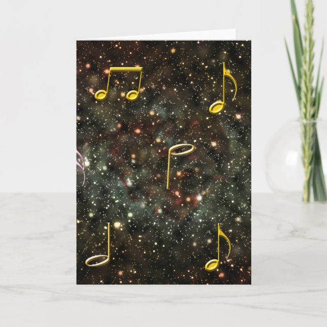 Tarjeta Espacio en blanco Notecard de la noche estrellada (Anverso)