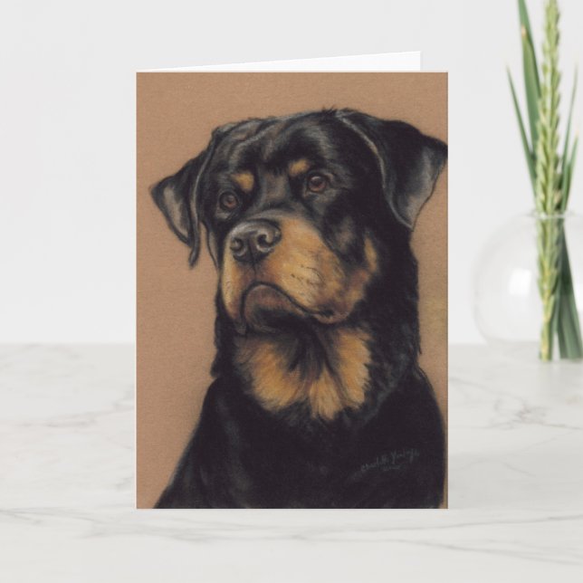 Tarjeta Espacio en blanco Notecard del arte del perro de (Anverso)