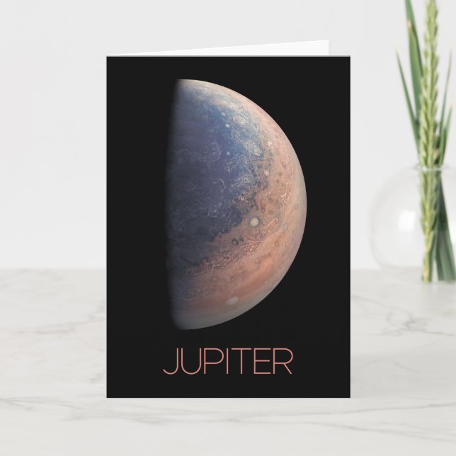 Tarjeta Espacio exterior, galaxia, sistema solar, júpiter  (Anverso)