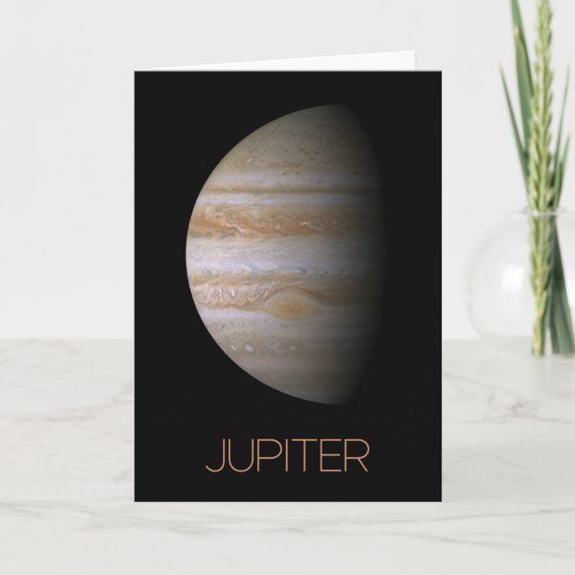 Tarjeta Espacio exterior, galaxia, sistema solar, júpiter  (Anverso)