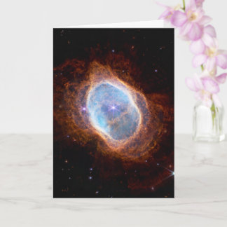 Tarjeta Espacio nebuloso del anillo meridional Telescopio 