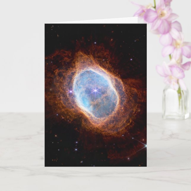 Tarjeta Espacio nebuloso del anillo meridional Telescopio  (Orquídea)