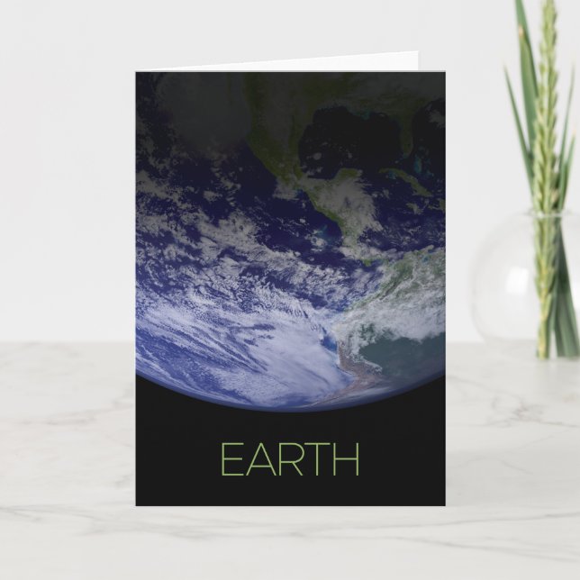 Tarjeta Espacio ultraterrestre, Cosmos, Sistema Solar, Pla (Anverso)