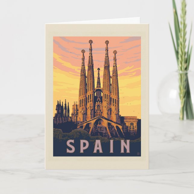 Tarjeta España | Sagrada Familia (Anverso)