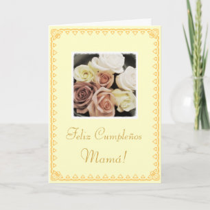 Tarjeta Español: Cumpleanos/Mamá, cumpleaños de mamá