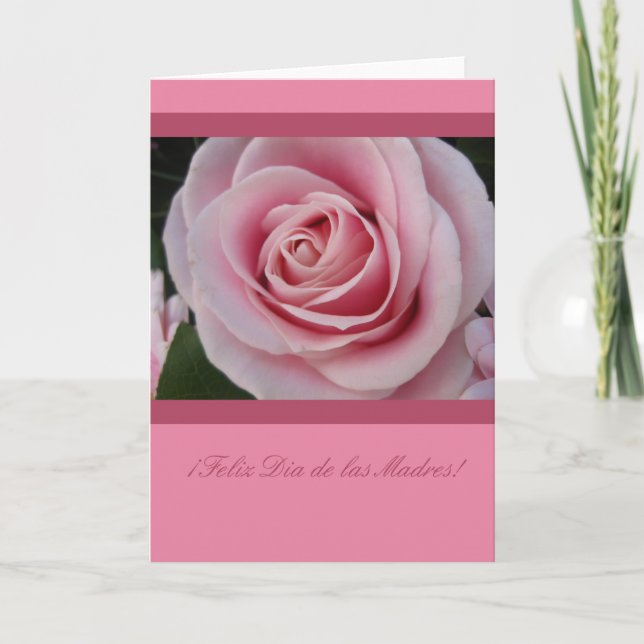 Tarjeta Español Feliz Día de la Madre (Anverso)