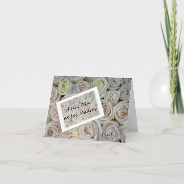 Tarjeta Español Feliz Día de la Madre (Anverso)