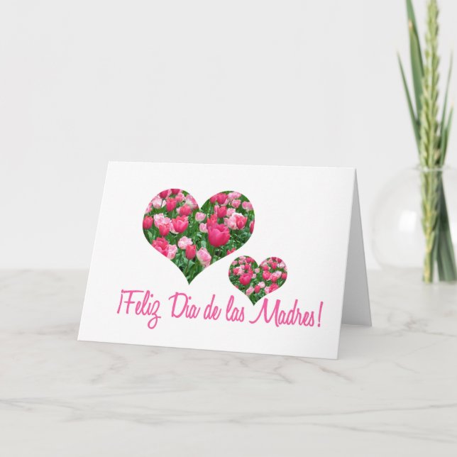 Tarjeta Español Feliz Día de la Madre (Anverso)