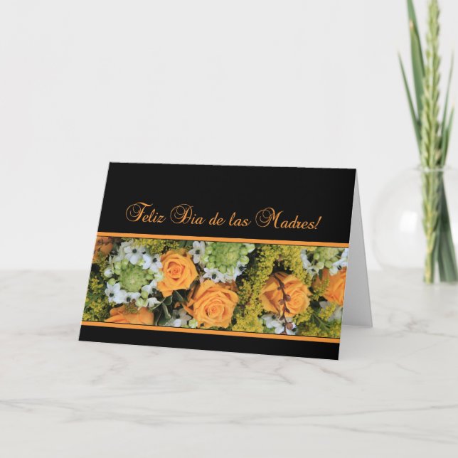 Tarjeta Español Feliz Día de la Madre (Anverso)