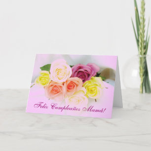 Tarjeta Español: Mamá: Cumpleanos