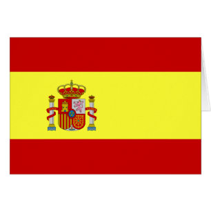 Tarjeta Española Bandera Española