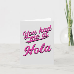 Tarjeta española del día de San Valentín - Me tení