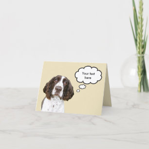 Tarjeta española Springer personalizada