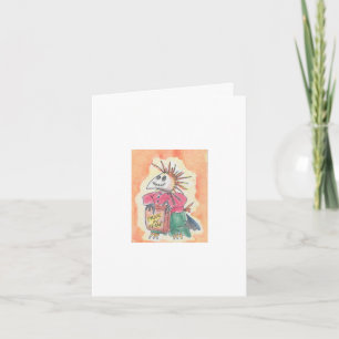 Tarjeta Espantapájaros de Halloween