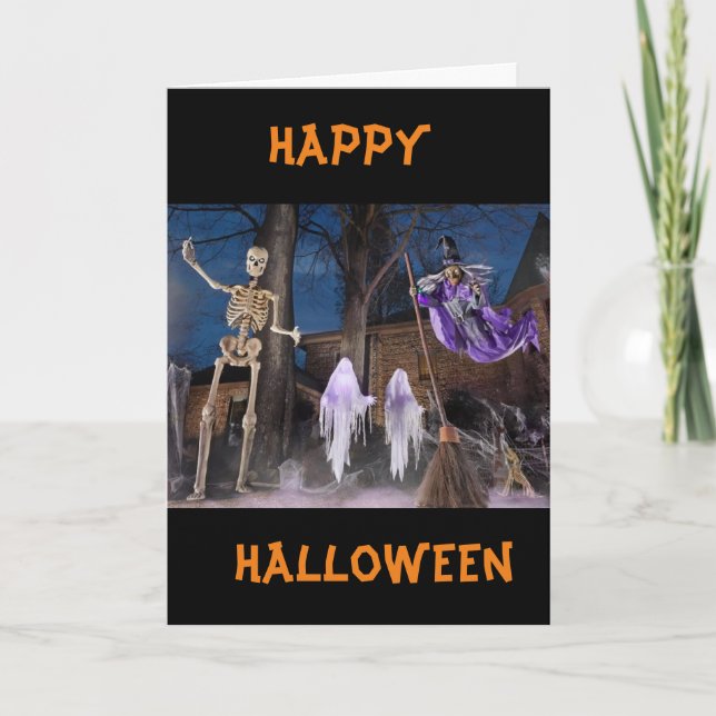 TARJETA "ESPANTO PARA TI" Y "FELIZ HALLOWEEN (Anverso)
