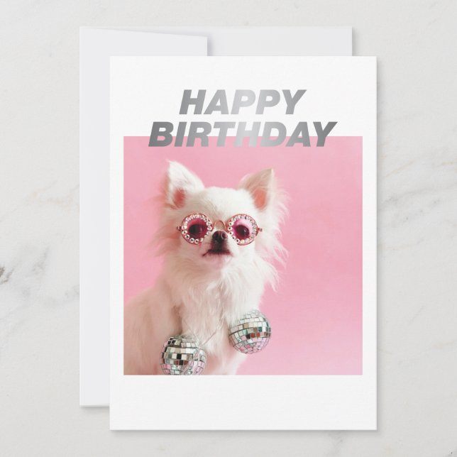 Tarjeta Esparcen El Pequeño Chi | Animales del Fiesta de c (Anverso)