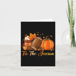 Tarjeta Especia de Calabaza Todo Es La Temporada de Otoño 