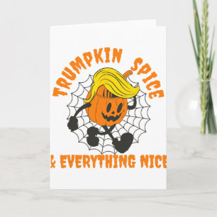 Tarjeta Especia de Trumpkin y todo lo agradable, Halloween