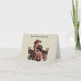 Tarjeta especial de amigo Dachshund