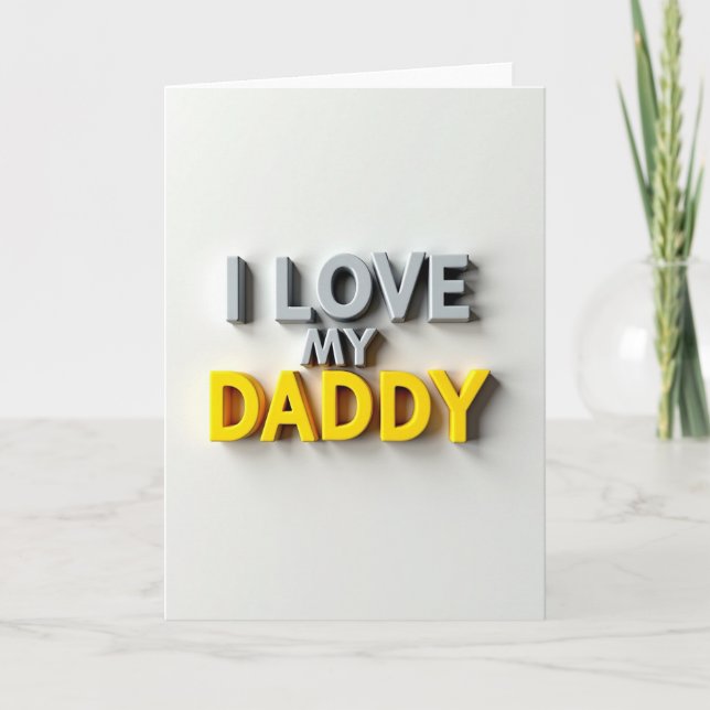 Tarjeta especial de amor a mi papá (Anverso)