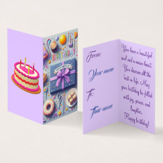 Tarjeta especial de cumpleaños