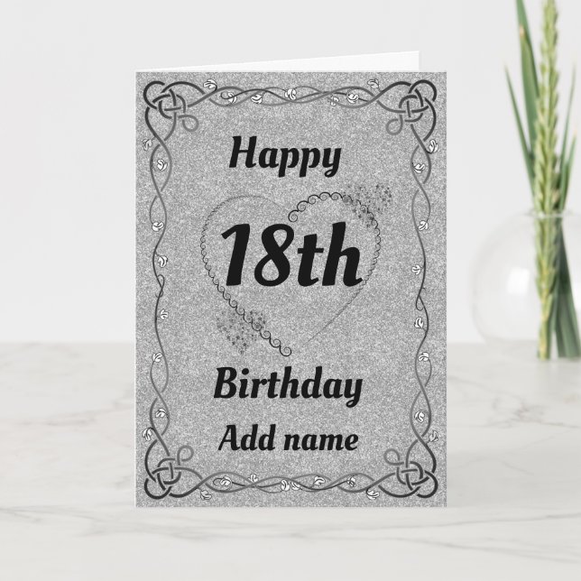 Tarjeta especial de cumpleaños 18 (Anverso)