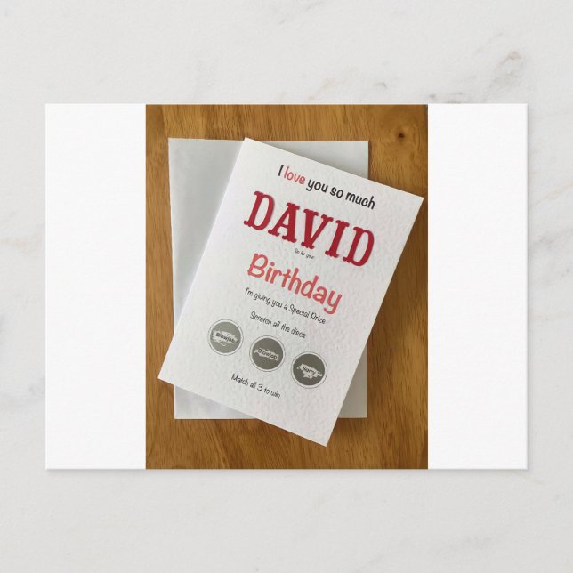 Tarjeta Especial De Cumpleaños Para Tu Amigo (Anverso)