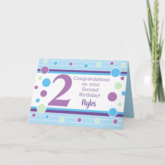 Tarjeta Especial de Cumpleaños Personalizada! (Anverso)