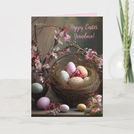TARJETA ESPECIAL DE DESEOS DE GRANDMA EASTER