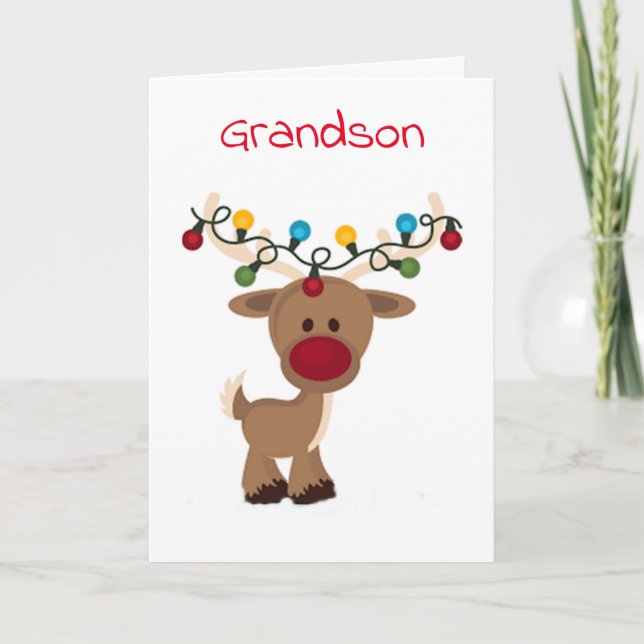 **TARJETA ESPECIAL DE GRANDSON** FEROSAS NAVIDAD (Anverso)