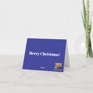 Tarjeta especial de Navidades conmemorativos
