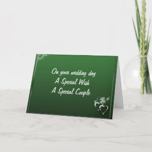 TARJETA ESPECIAL DESEO BODA ESPECIAL PAREJA
